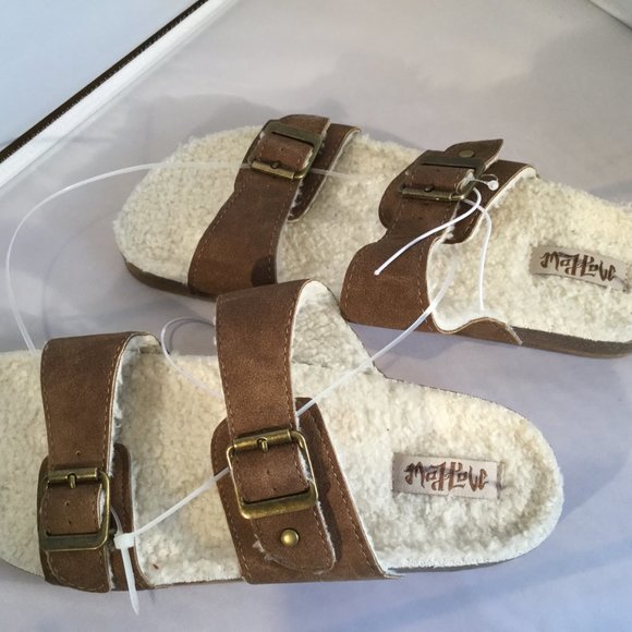 Cognac Women's Brown Kali Mad Love Sandals - Picture 2 of 3